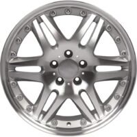 MB09 Brabus-Style Alloy Wheel – 18x8.5 Silver Machined